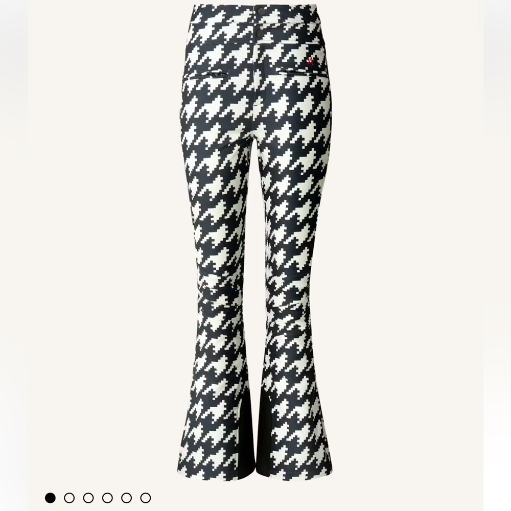 Perfect Moment Houndstooth Mid-Rise Aurora Flare Ski Pant